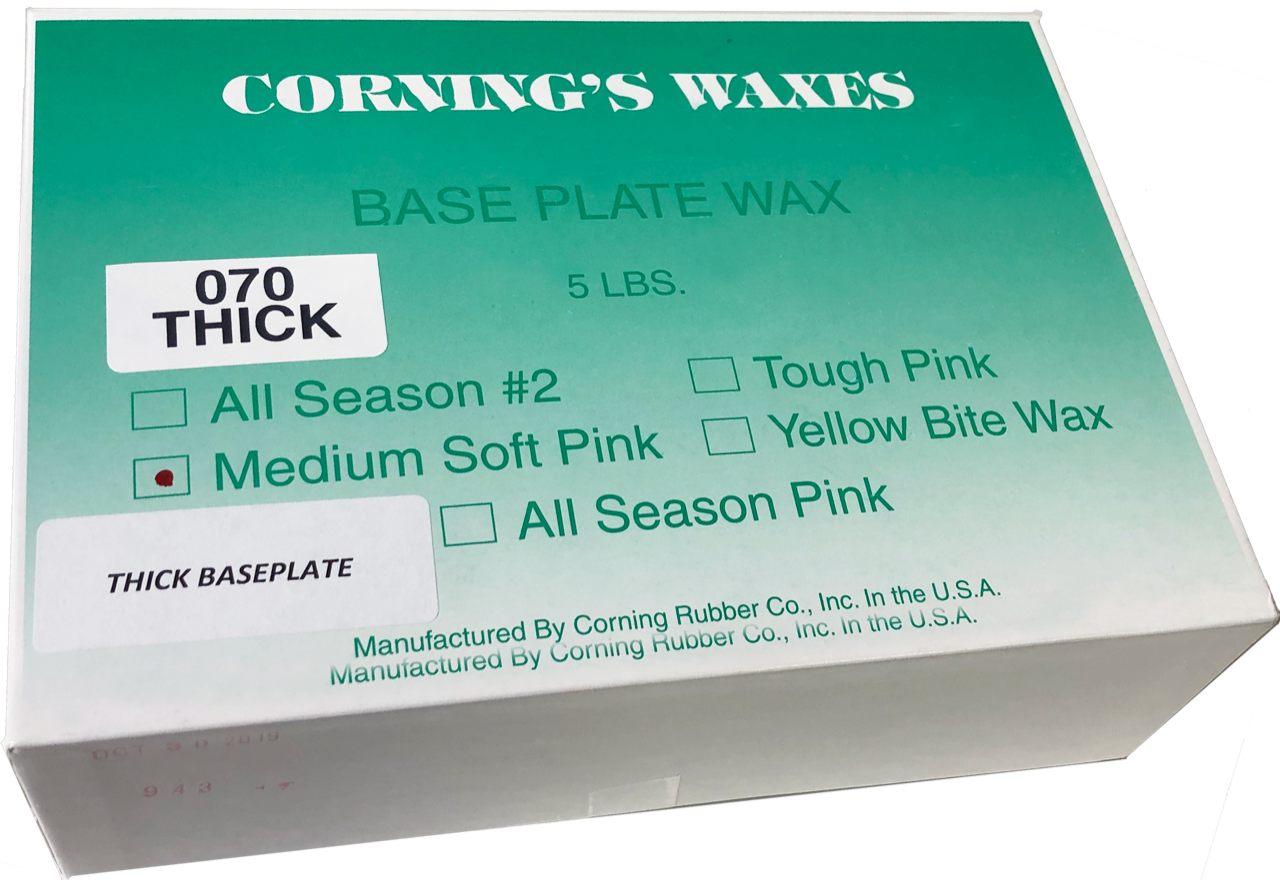 JBC and Company 2010 070 Thick Medium Soft Base Plate Wax 5lb
